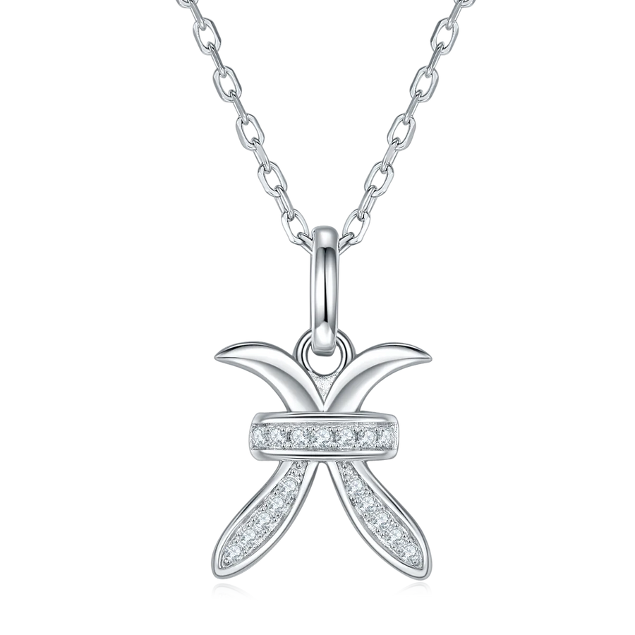 Moissanite Zodiac Pendant