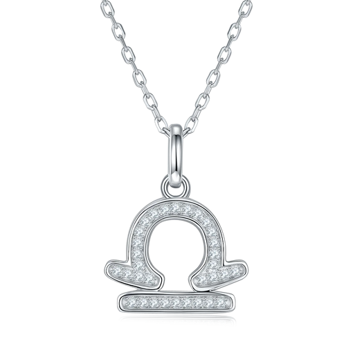 Moissanite Zodiac Pendant
