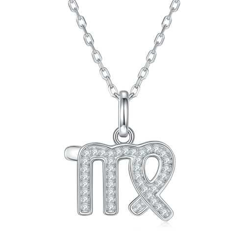 Moissanite Zodiac Pendant