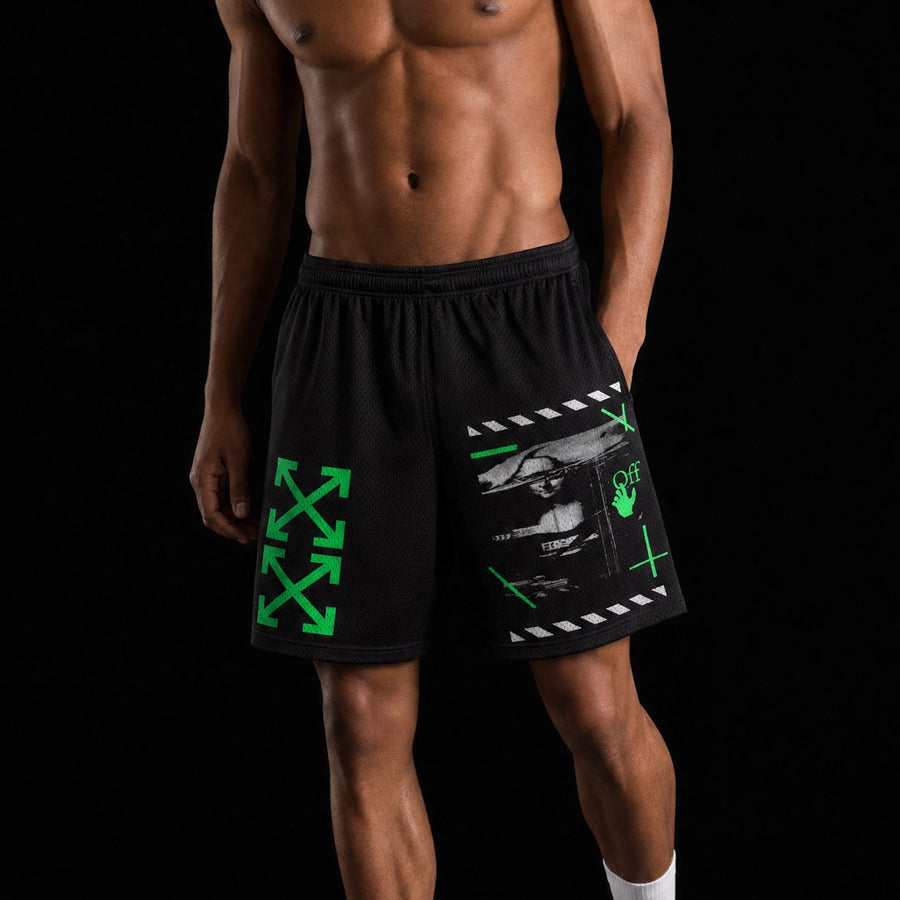 ARROW X ART MESH SHORTS