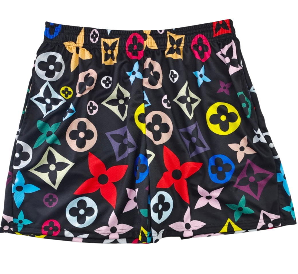 COLORED MONO MESH SHORTS