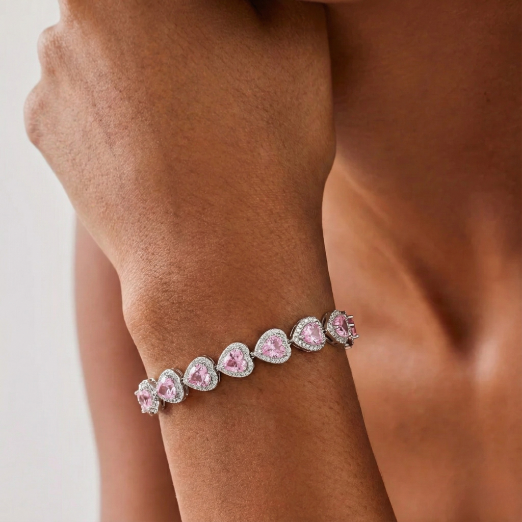 Heart Crystal Bracelet — AURA SUPPLY
