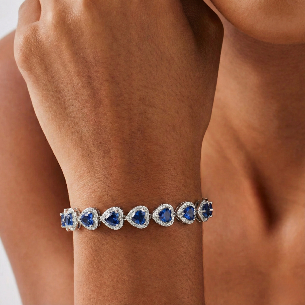 Heart Crystal Bracelet — AURA SUPPLY