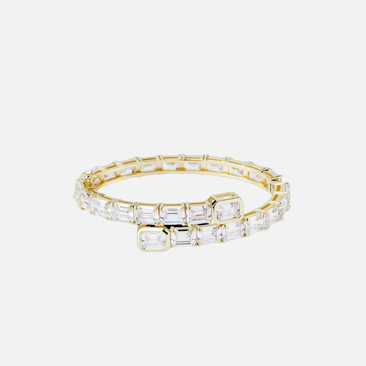 Emerald Cut Bangle — AURA SUPPLY
