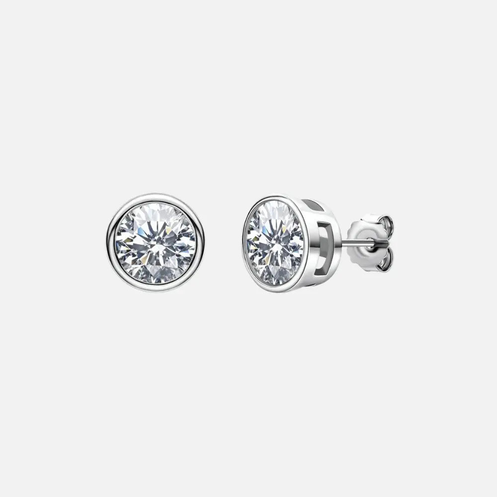 Moissanite Pavé Earrings — AURA SUPPLY
