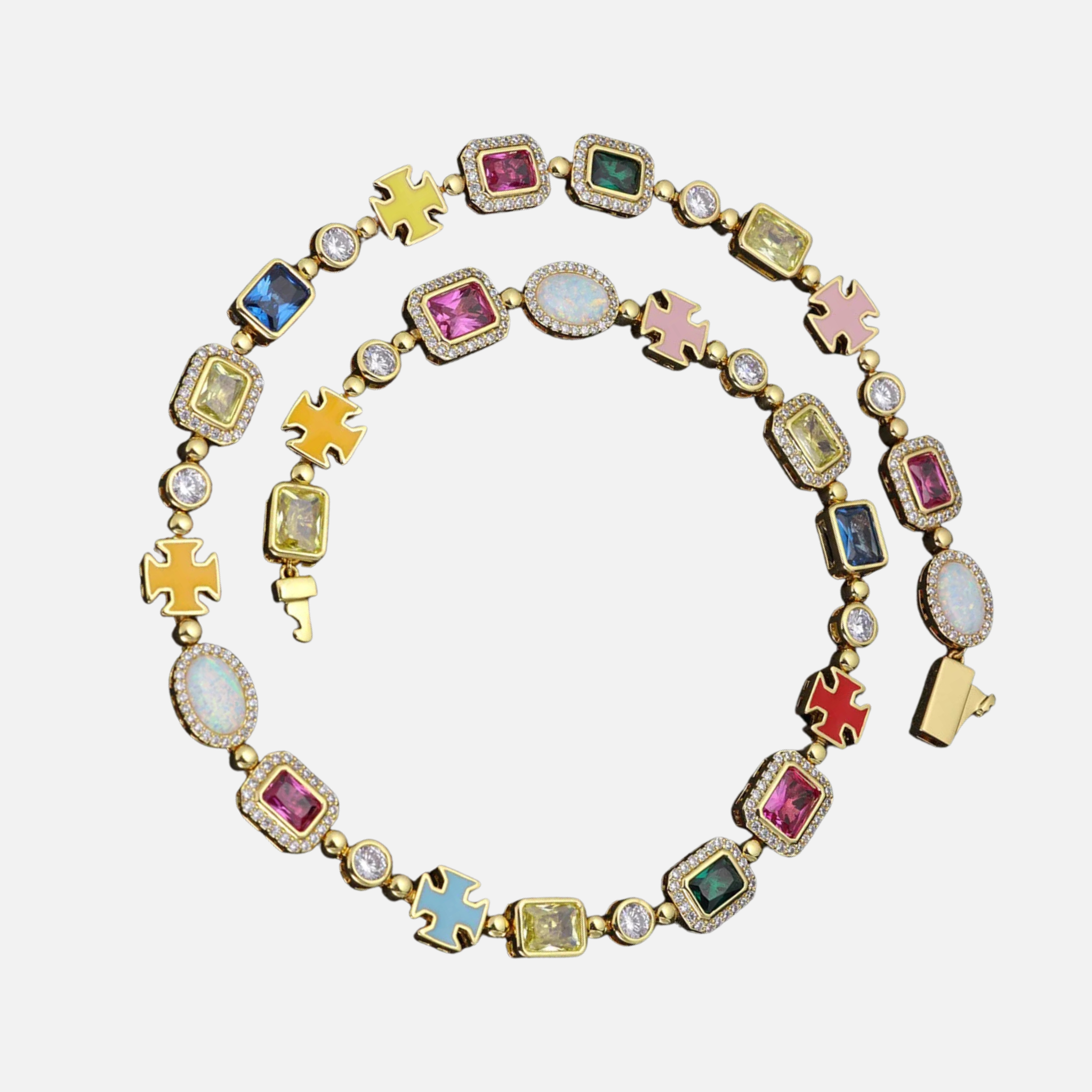 Mixed Gemstone Necklace — AURA SUPPLY