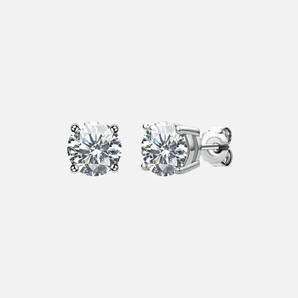 Moissanite Stud Earrings — AURA SUPPLY