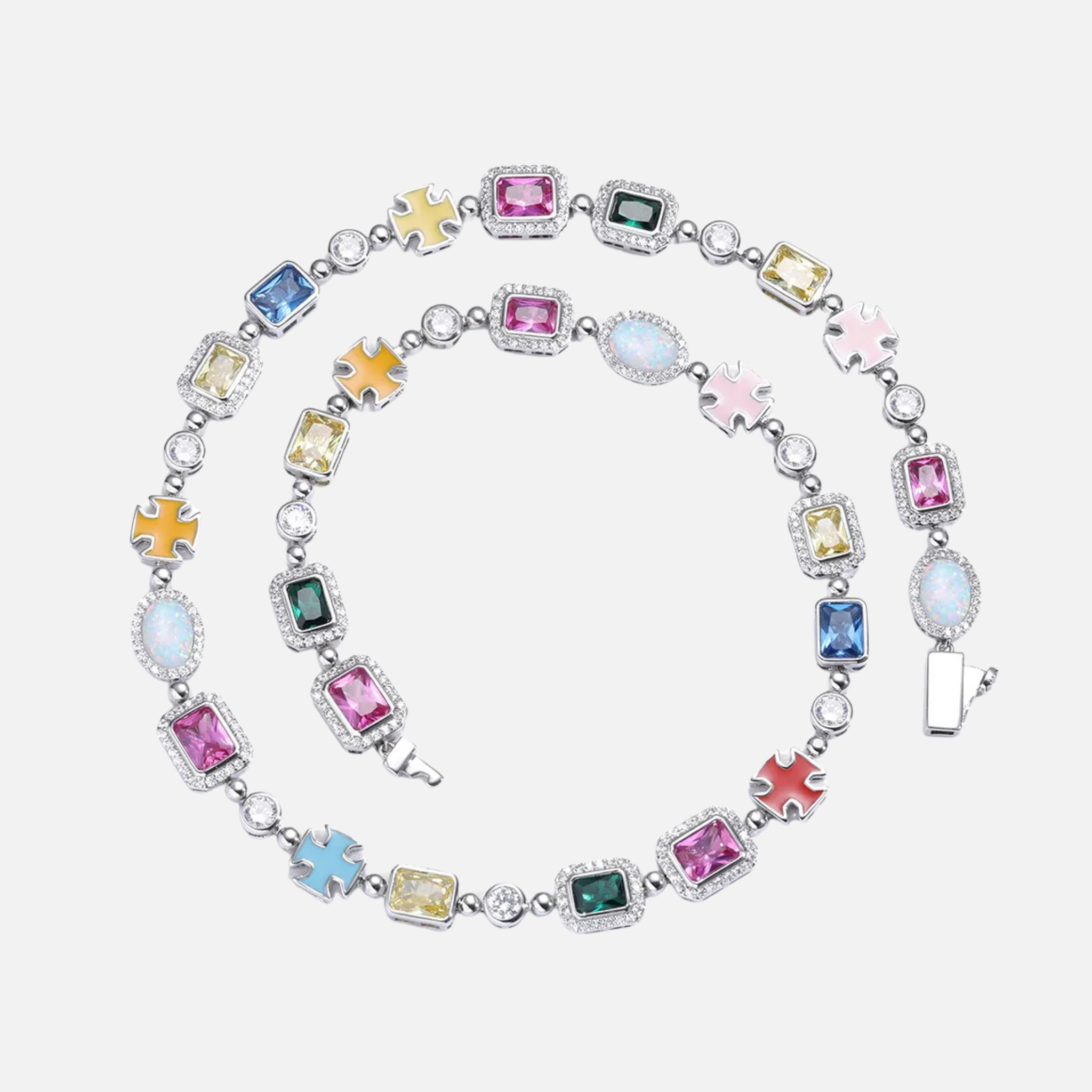 Mixed Gemstone Necklace — AURA SUPPLY