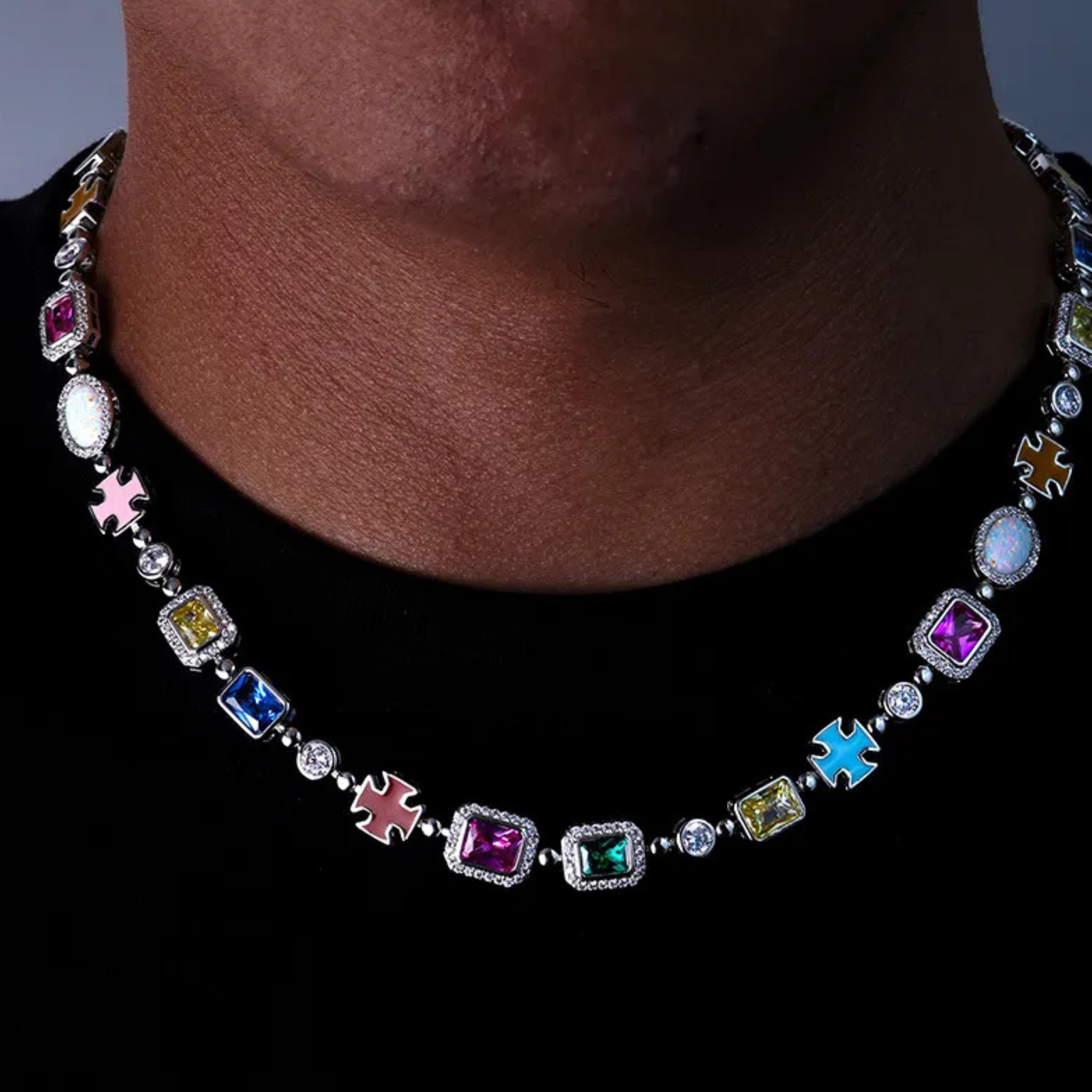 Mixed Gemstone Necklace — AURA SUPPLY