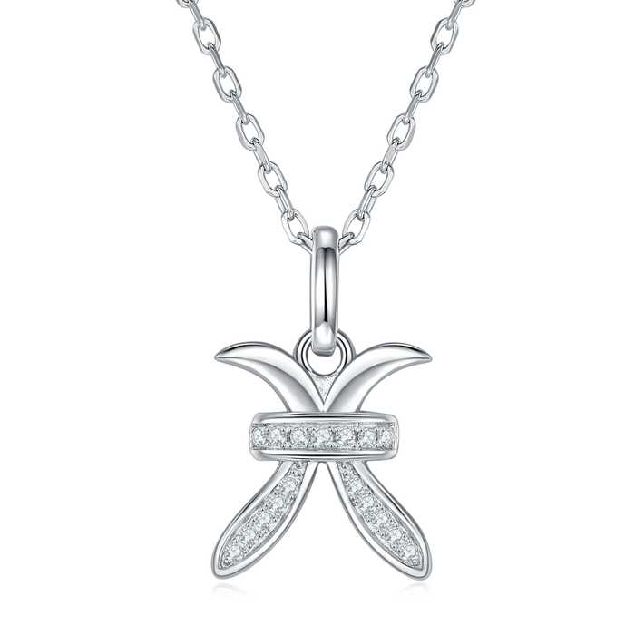 Moissanite Zodiac Pendant