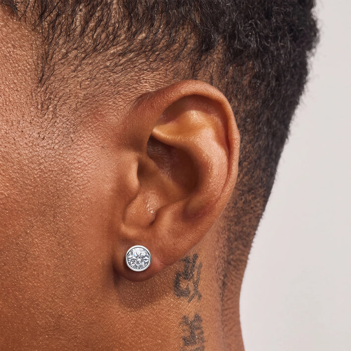 Moissanite Pavé Earrings