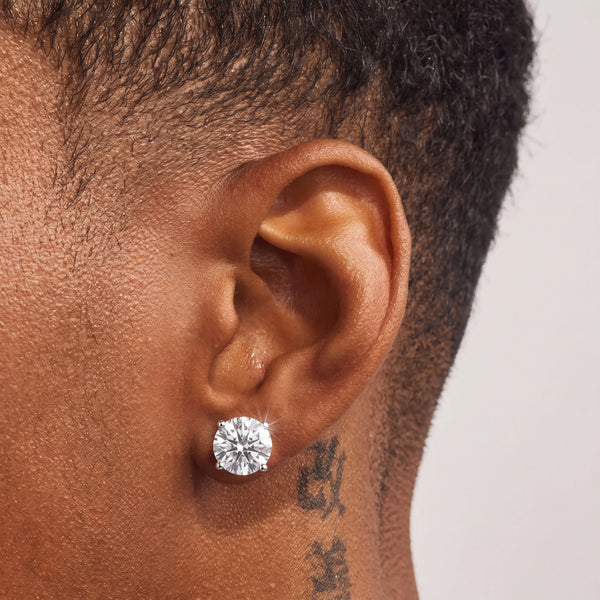 Moissanite Stud Earrings
