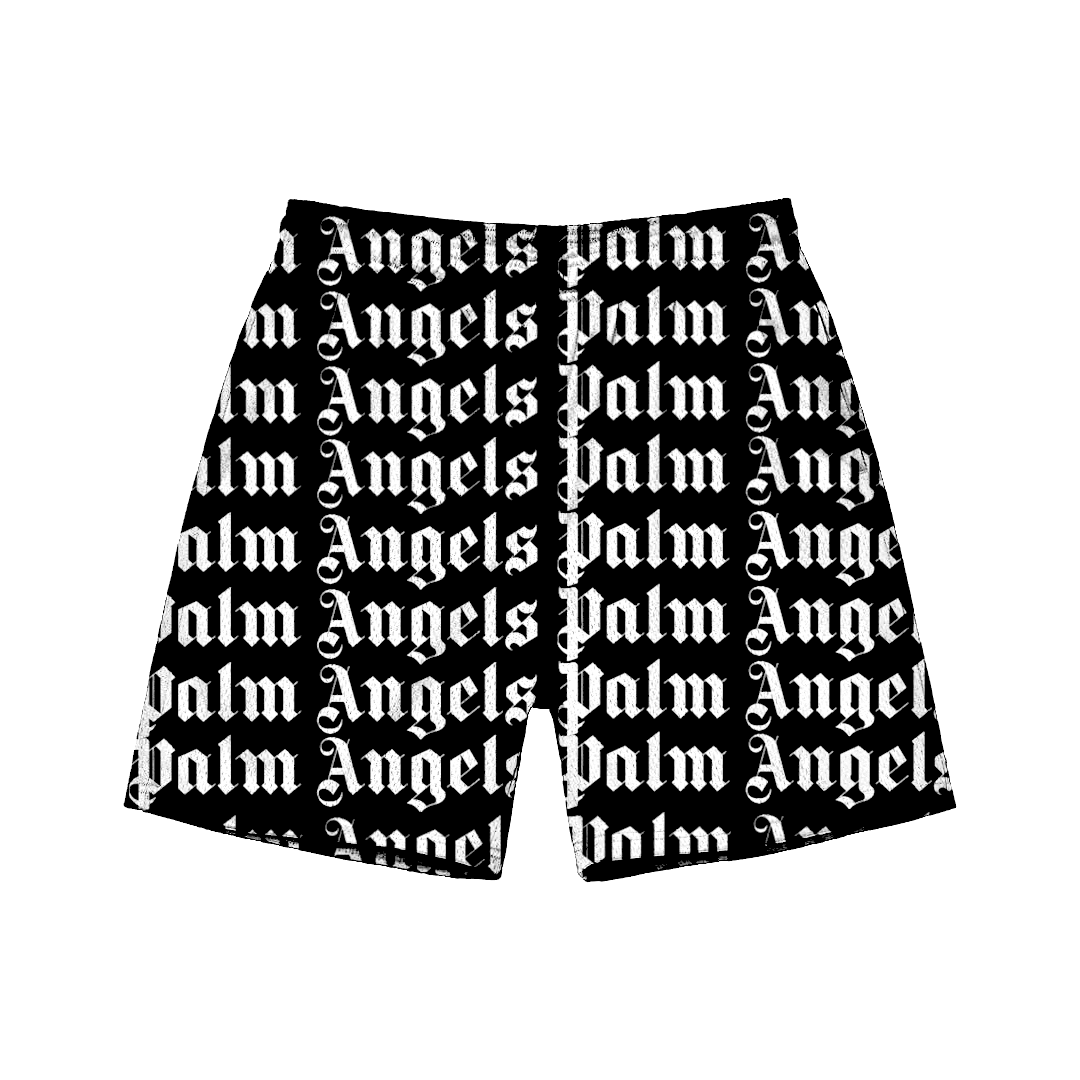 FULL LETTERED PALMS MESH SHORTS